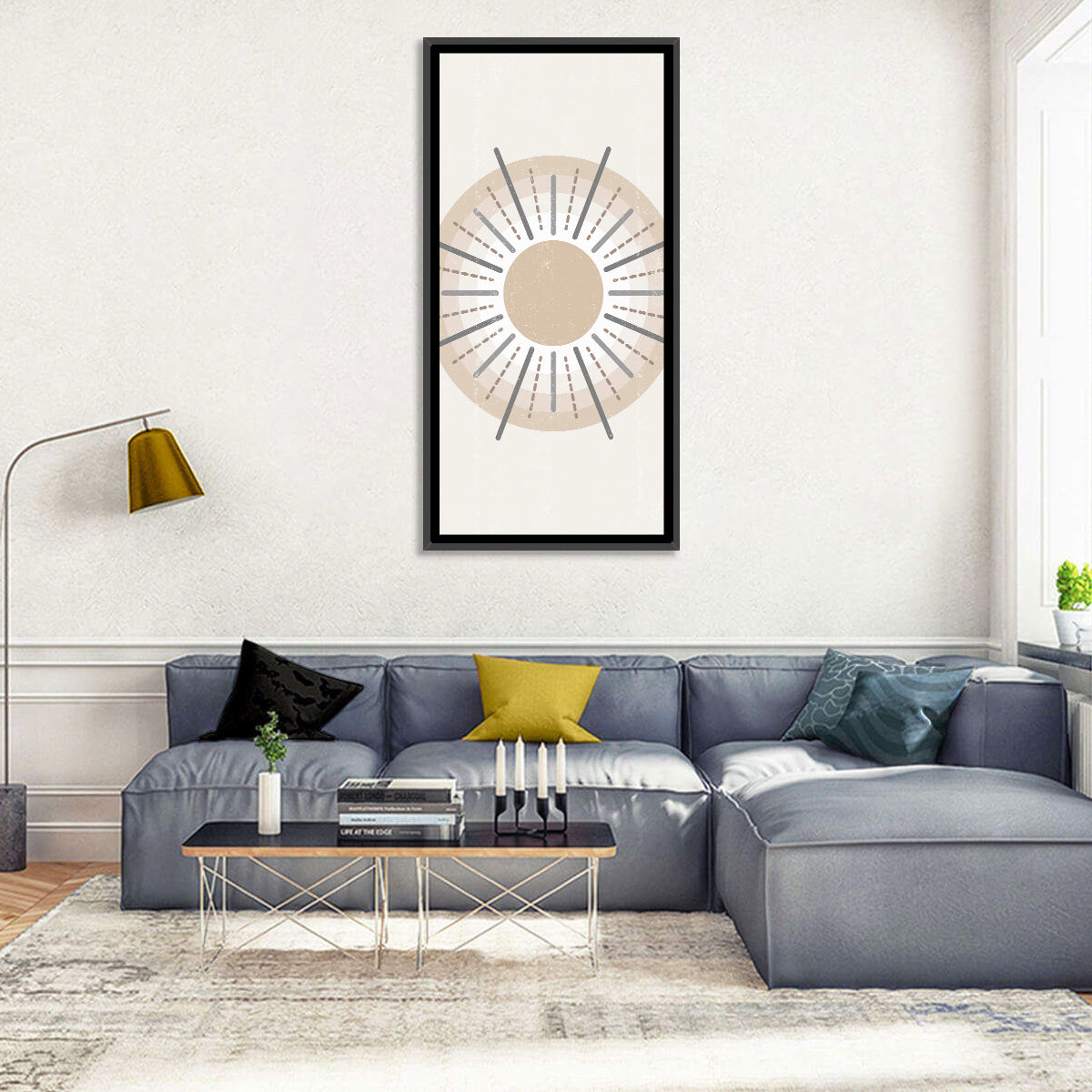 Sun Boho Minimalist III Wall Art