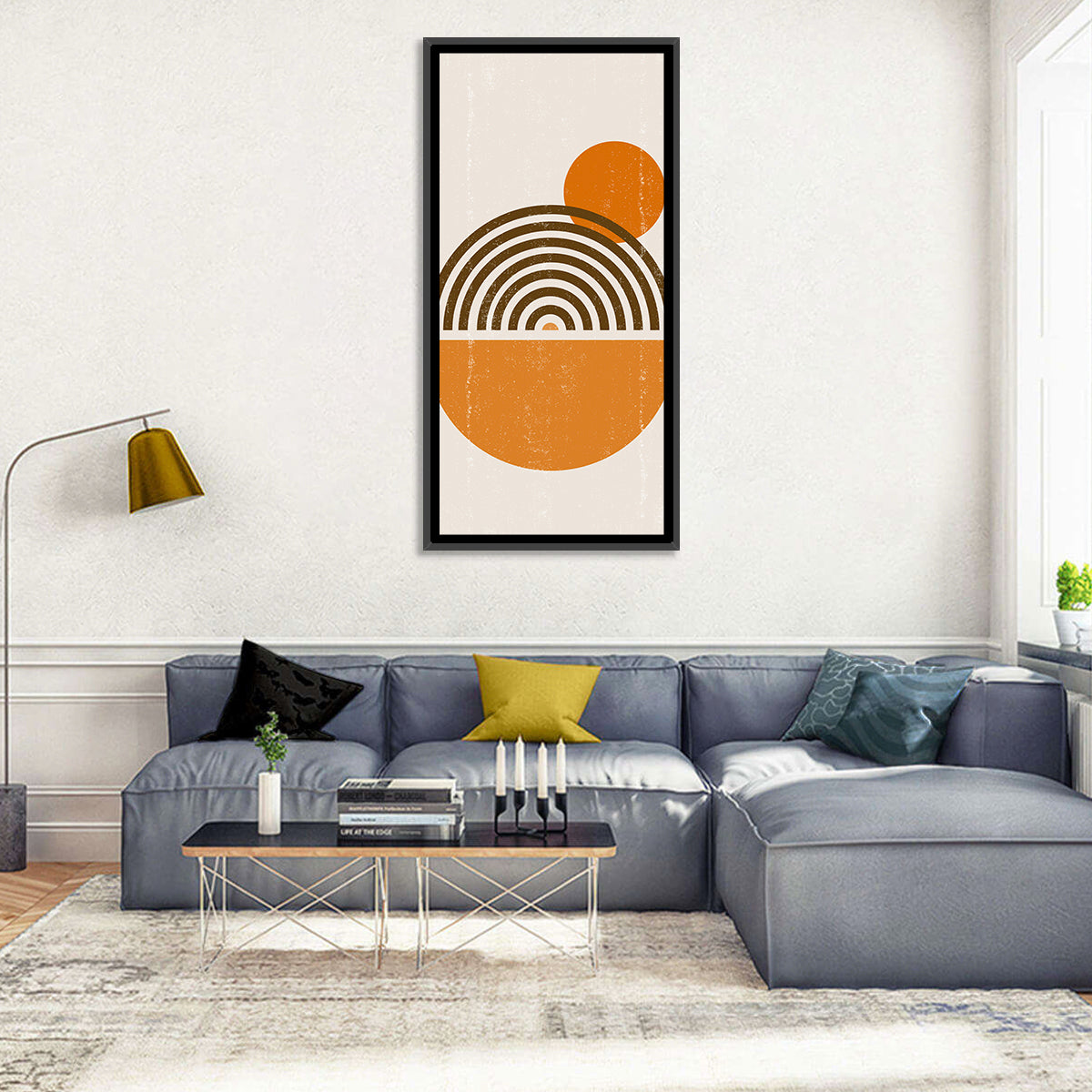 Semicircle Sunrise Study Wall Art