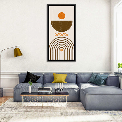 Earth Tone Rainbow Arch Wall Art