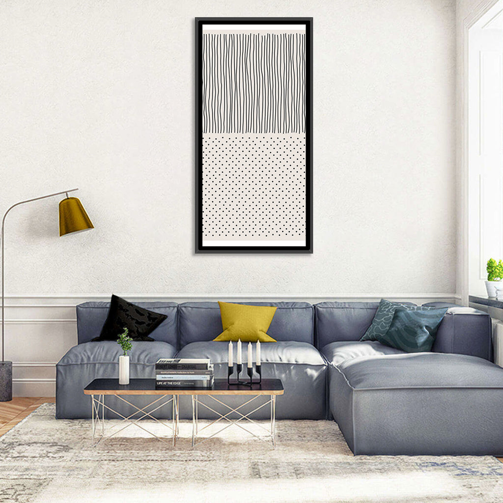 Minimalist Lines and Dots Wall Art