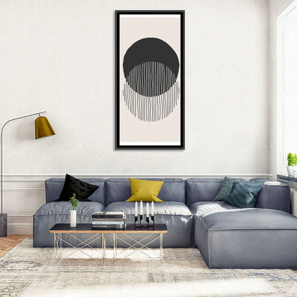 Moon Eclipse Minimalist Wall Art