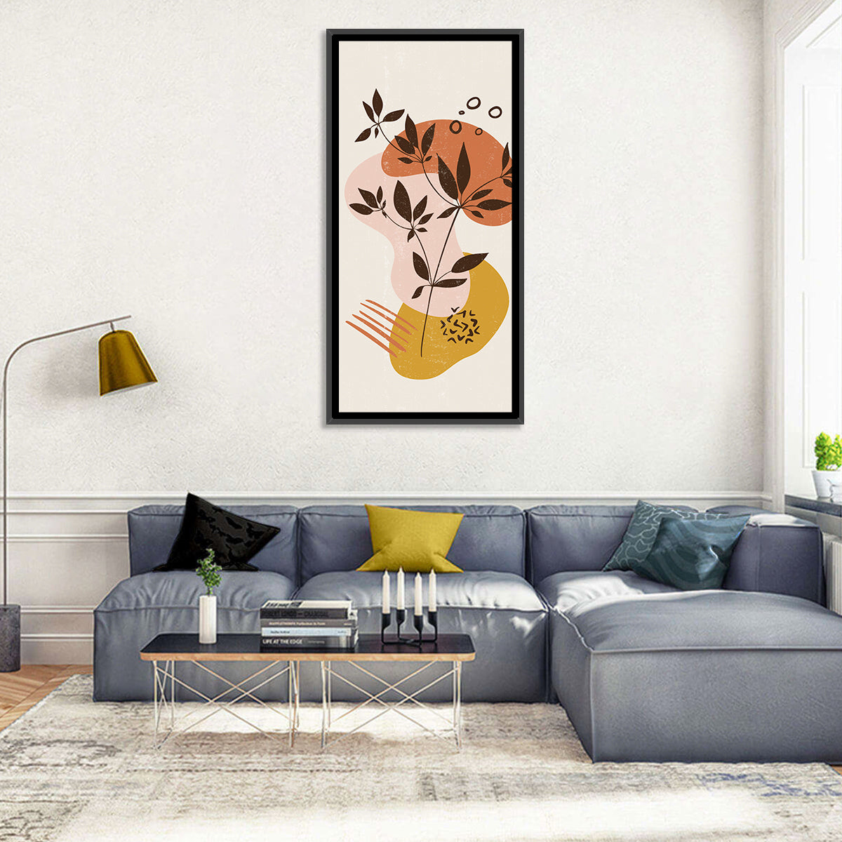 Mid-century Botanical Minimalist Wall Art