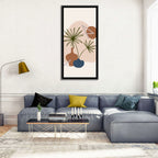 Palm Leaves and Vases Abstract Wall Art