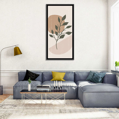 Boho Leaves Minimalist Wall Art