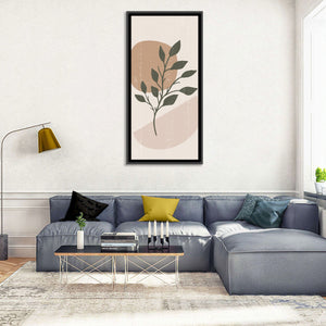 Boho Leaves Minimalist Wall Art