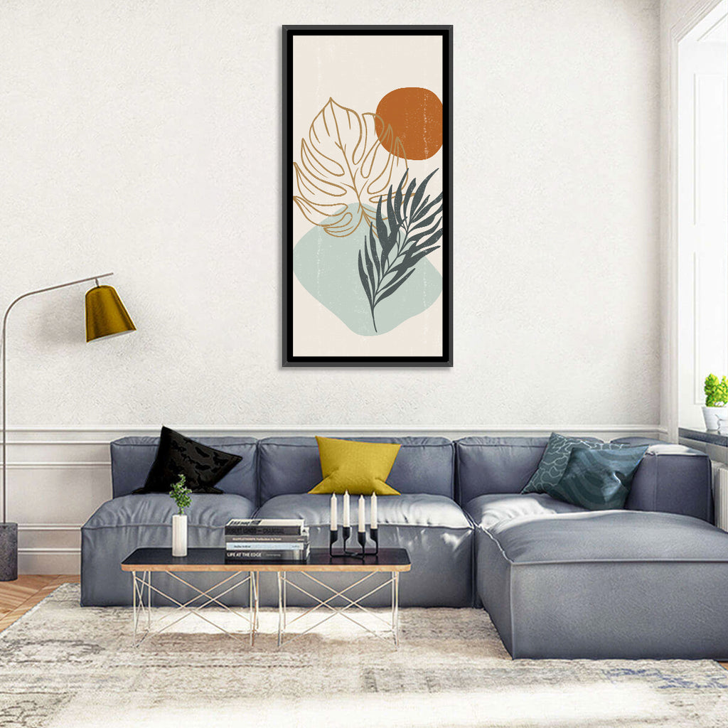 Shadowed Leaves Wall Art