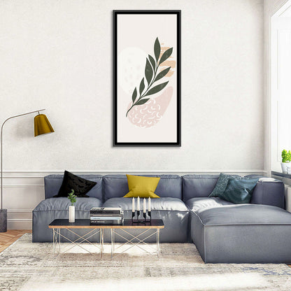 Boho Leaves Minimalist Wall Art