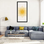 Golden Boho Sunburst Wall Art