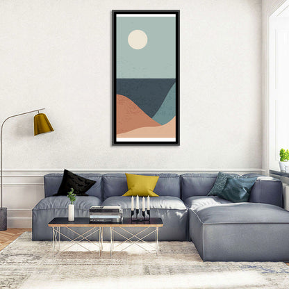 Moonlit Coastal Dunes Wall Art