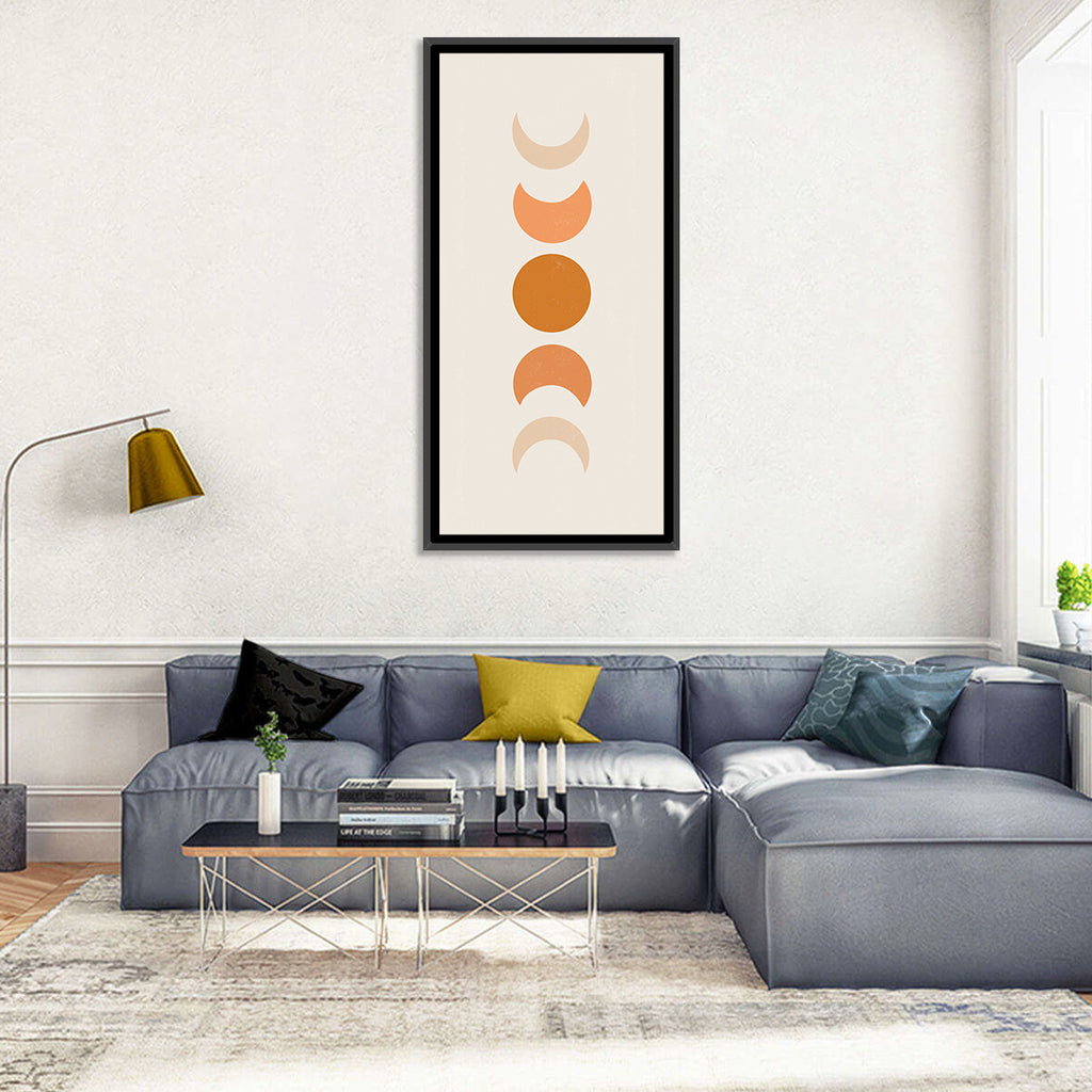 Minimalist Moon Phases Wall Art