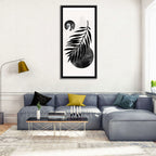 Minimal Palm Leaf Study Wall Art