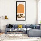 Burnt Sunrise Arch Study Wall Art