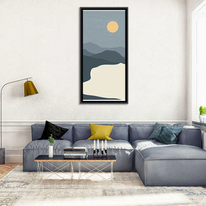 Sandy Mountains Minimalist Wall Art