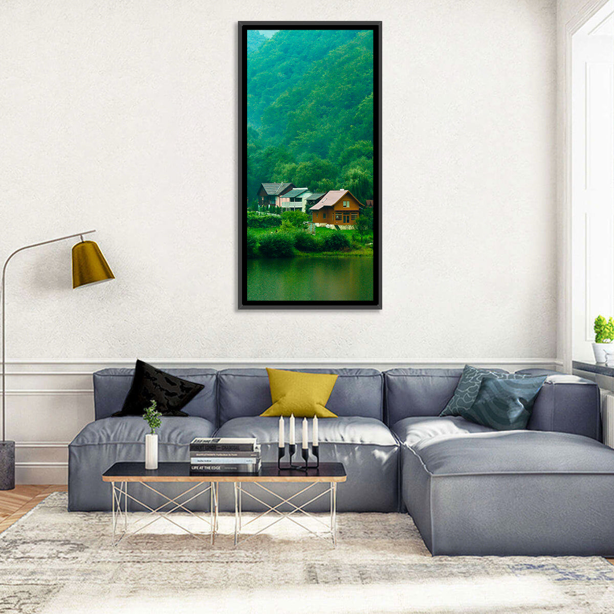 Mist Over Lake Tarnita Wall Art