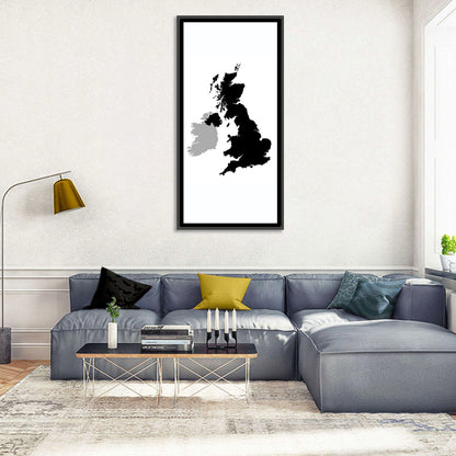 United Kingdom Map Wall Art