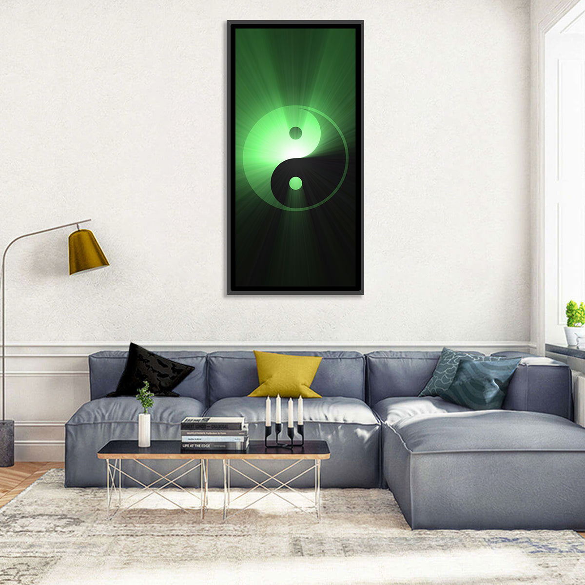 Yin Yang Symbol Wall Art