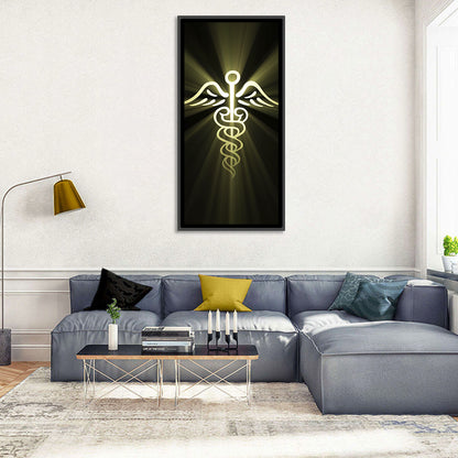 Medical Corps Caduceus Emblem Wall Art