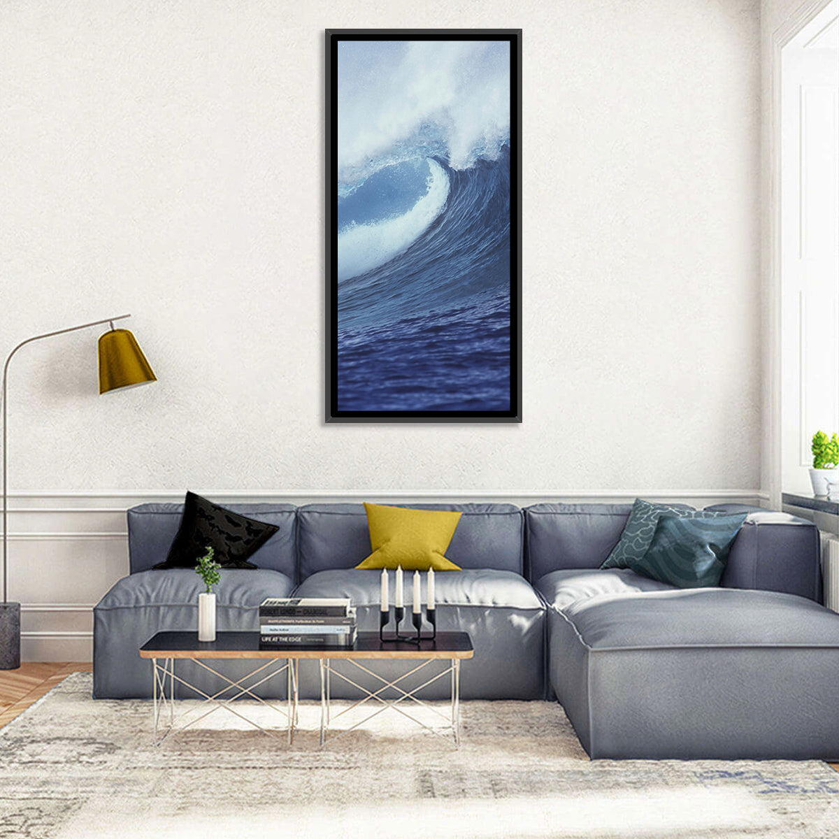 Powerful Breaking Wave Wall Art