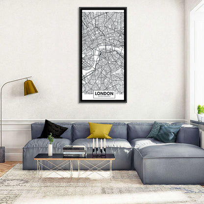 London City Map Wall Art