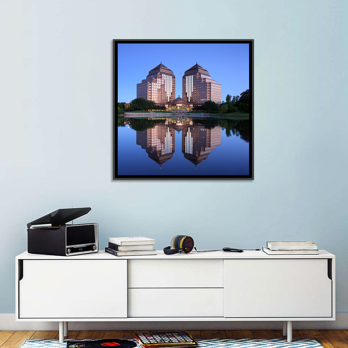 Carlson Towers at Dusk Wall Art