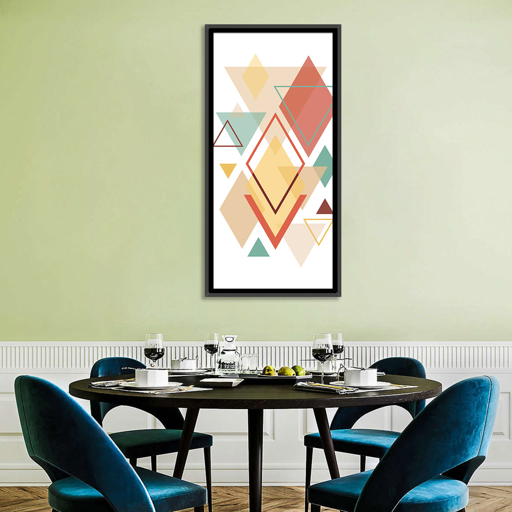Layered Scandinavian Geometric Abstract Wall Art