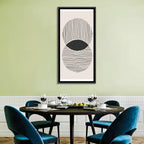 Boho Geometric Circles Wall Art
