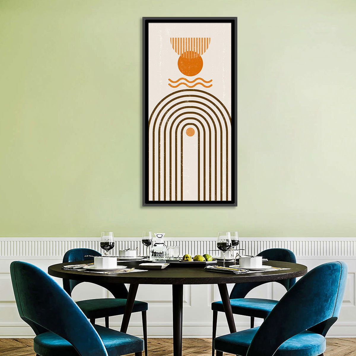Concentric Arch Sun Wall Art