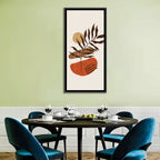 Fern with Terracotta Sun Wall Art