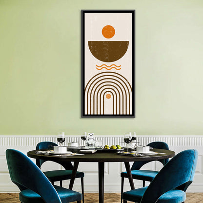 Earth Tone Rainbow Arch Wall Art
