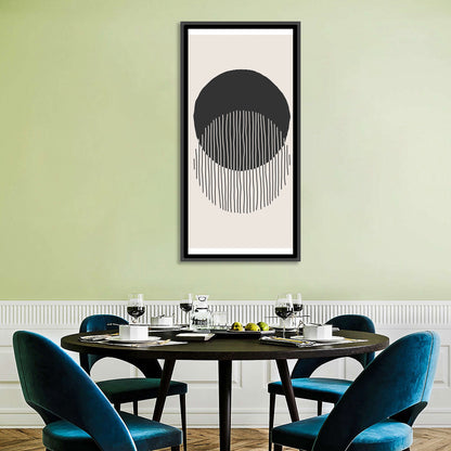 Moon Eclipse Minimalist Wall Art