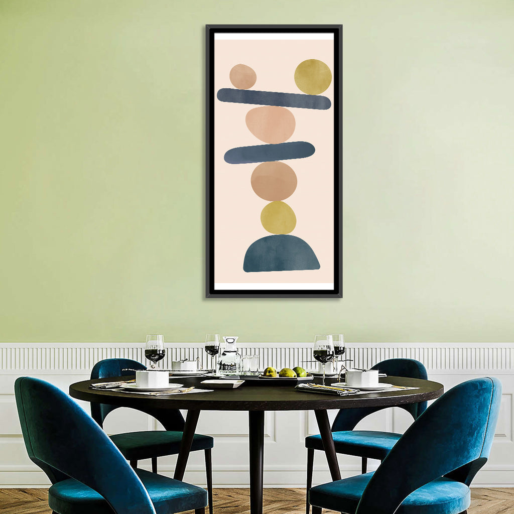 Balanced Stone Stack Wall Art