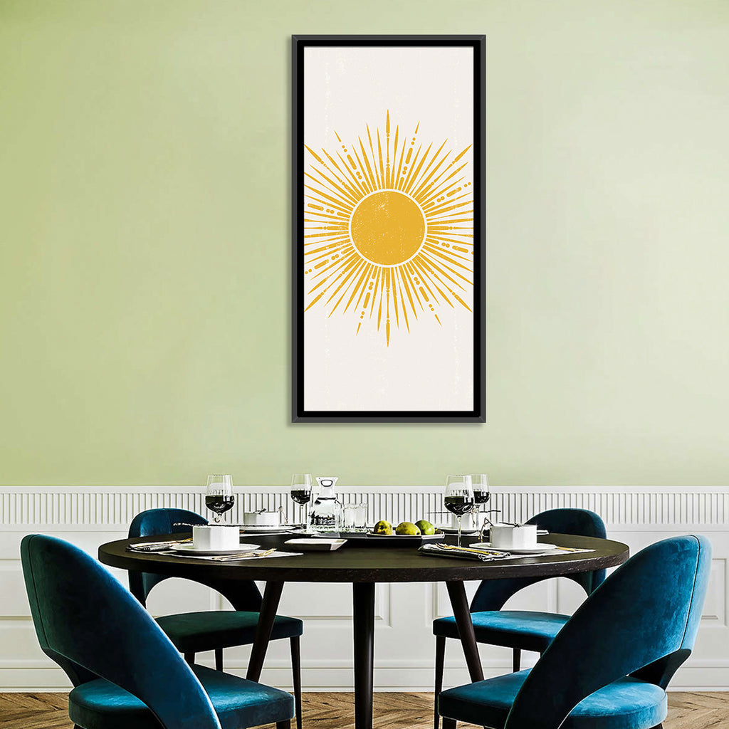 Golden Boho Sunburst Wall Art