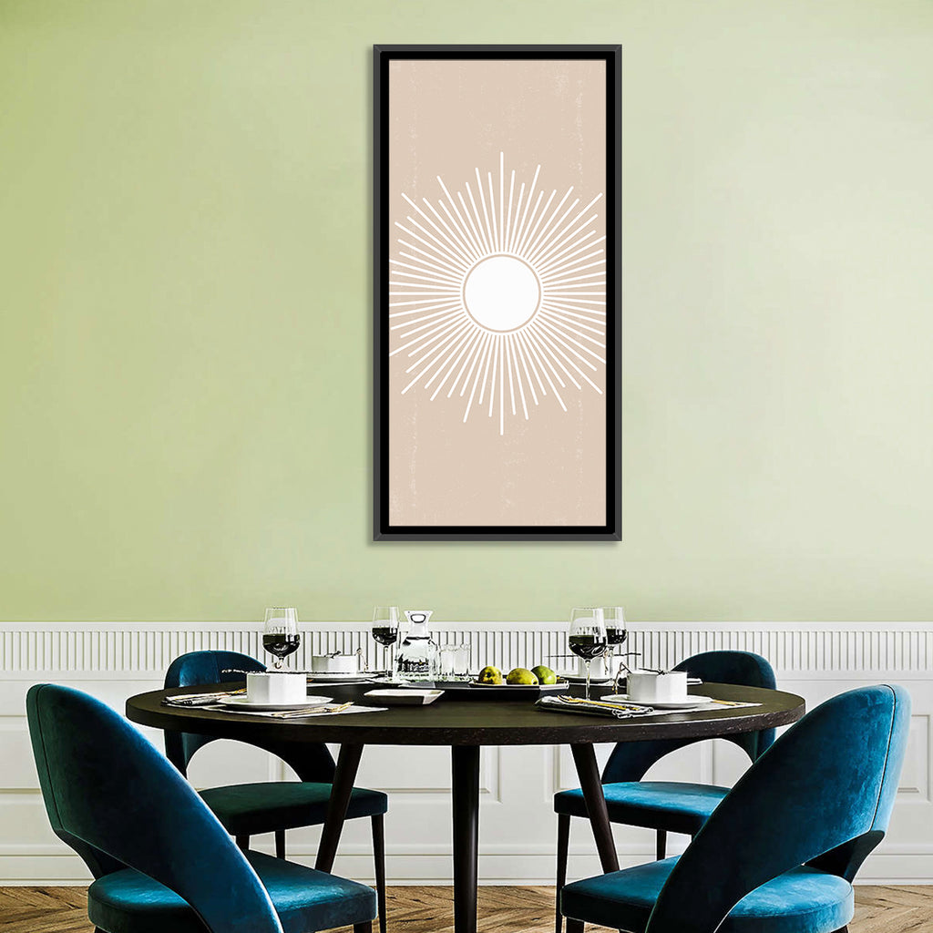 Boho Sun Mandala Wall Art
