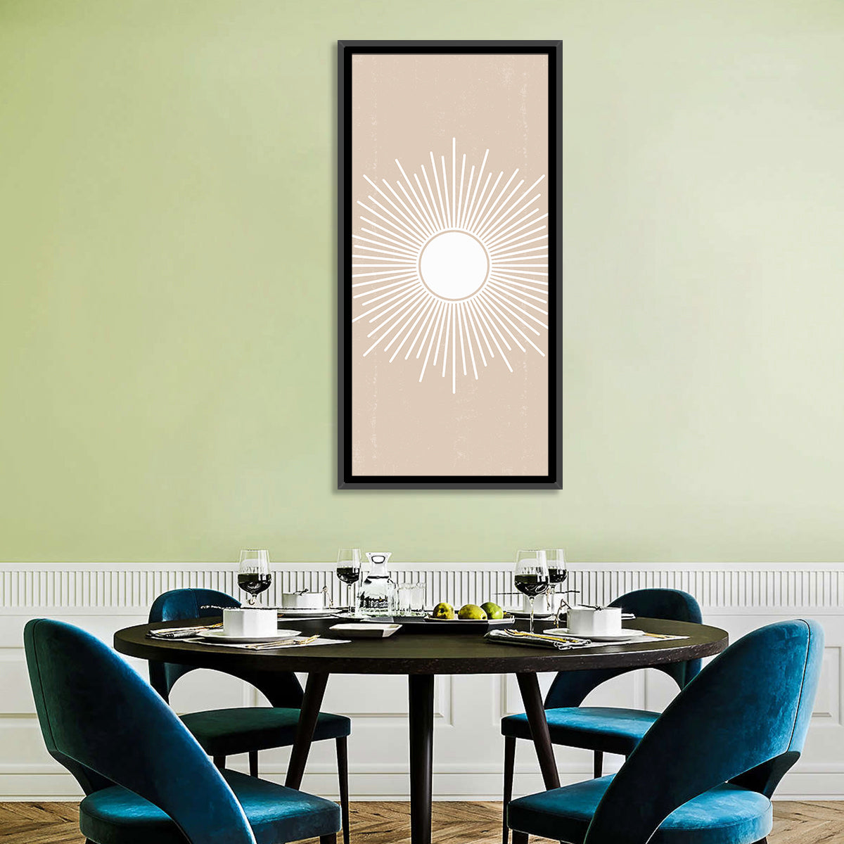 Sun Boho Mandala Wall Art