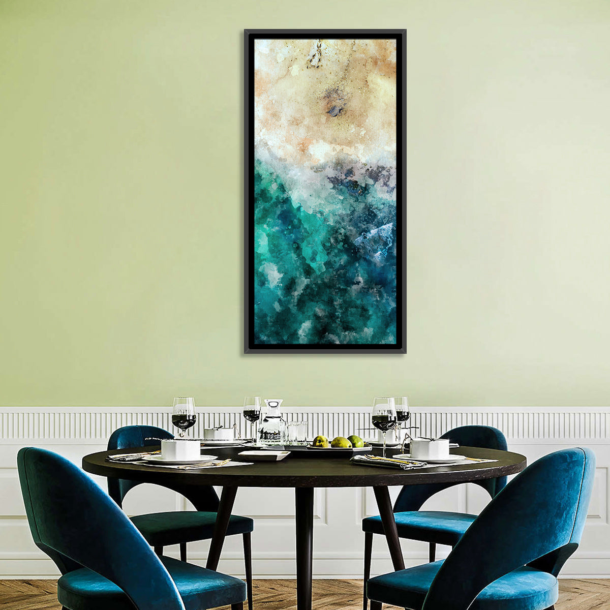 Aerial Beach Abstract Wall Art