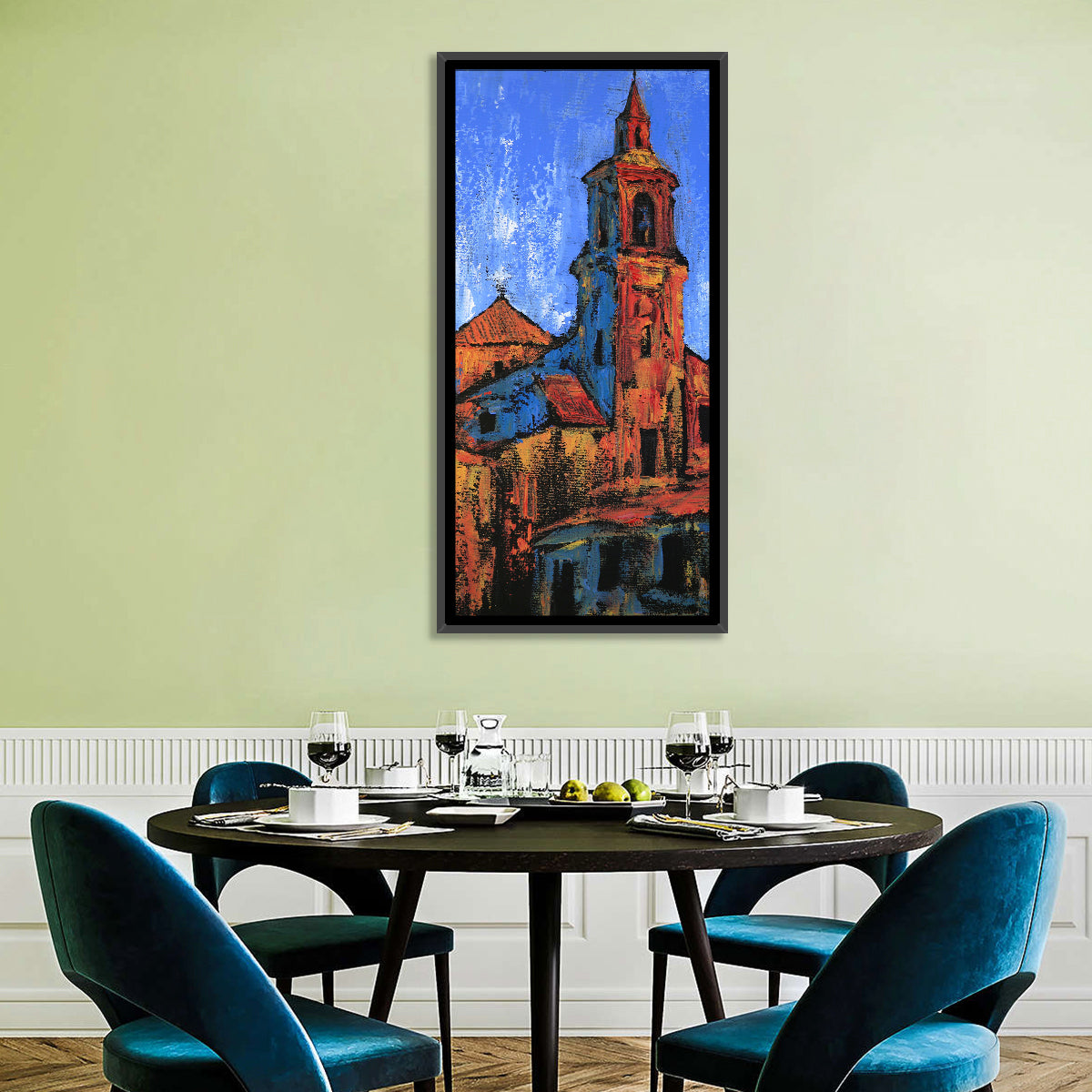 Iglesia Parroquial San Pedro Apostolo Wall Art in a room, portrait