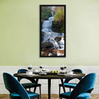 Desoto Falls Cascading Waterfall Wall Art