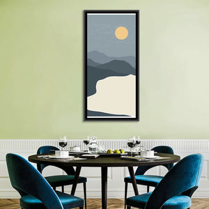 Sandy Mountains Minimalist Wall Art