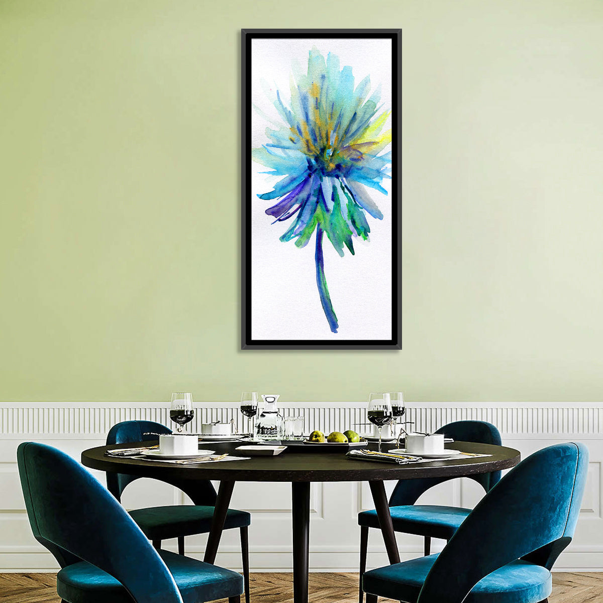 Watercolor Flower Wall Art