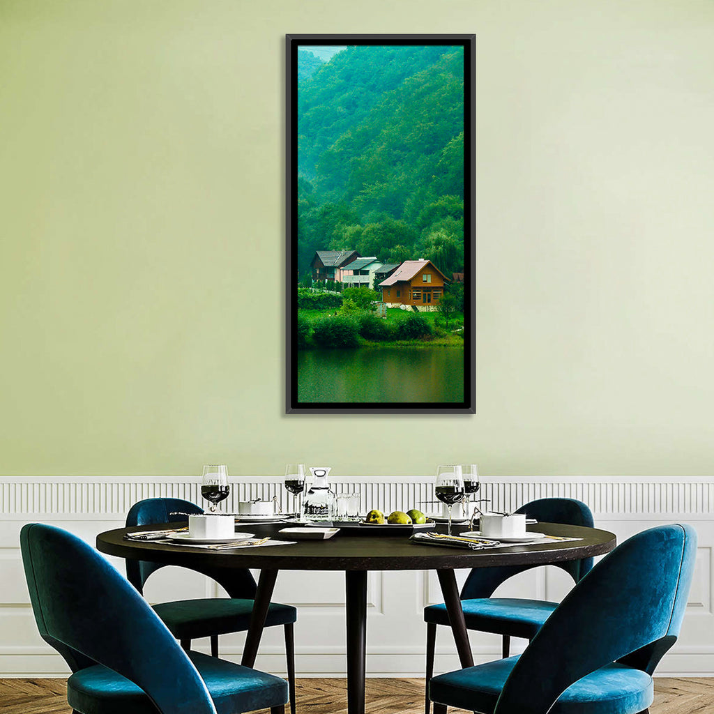 Mist Over Lake Tarnita Wall Art