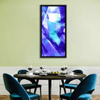 Icy Geometric Shards Wall Art
