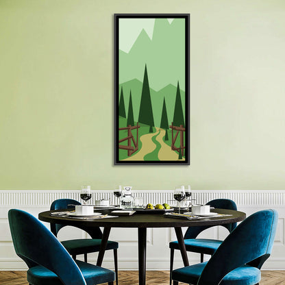Winding Forest Path Wall Art