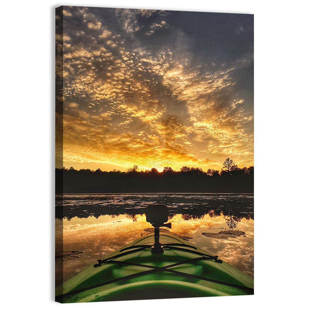 Beaver Dam Canada Sunset Wall Art