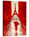 Rainy Paris Eiffel Tower Wall Art