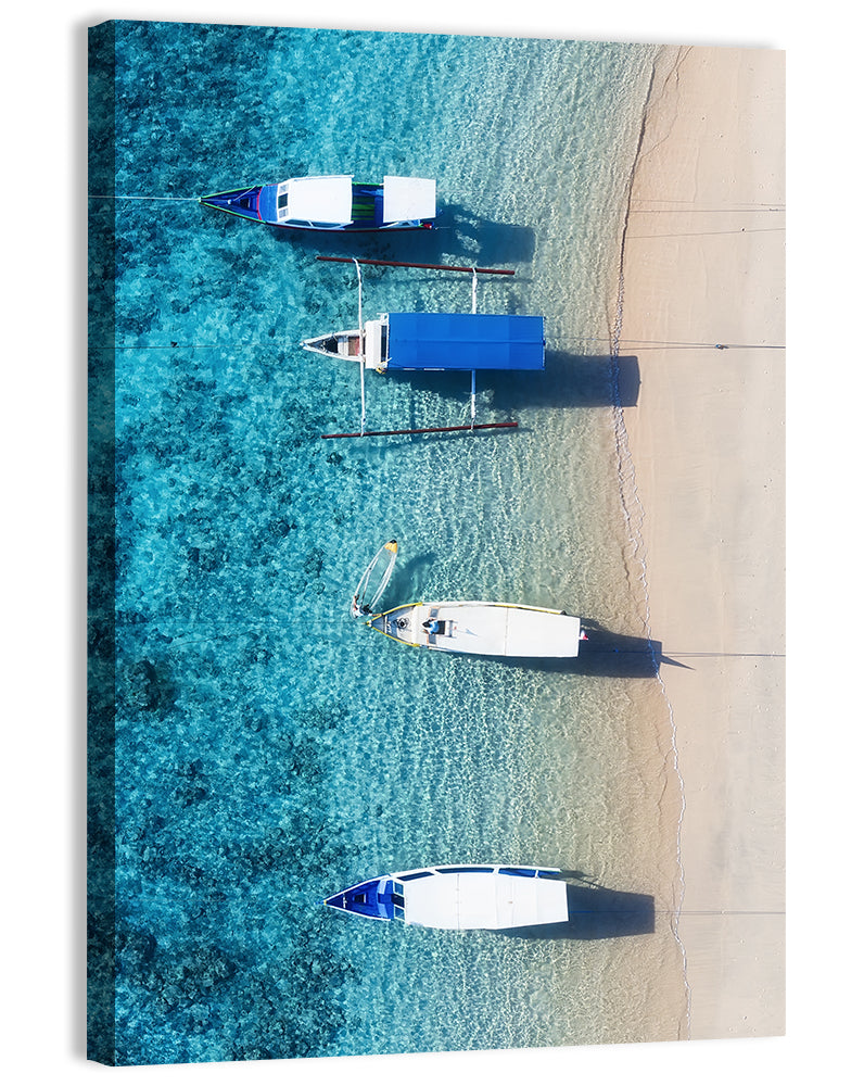 Gili Meno Aerial Seascape Wall Art