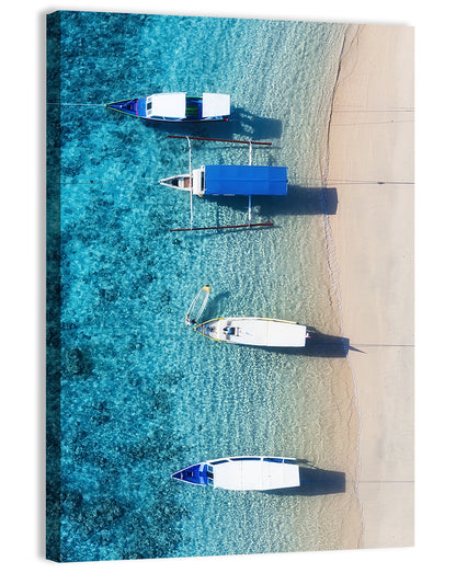 Gili Meno Aerial Seascape Wall Art