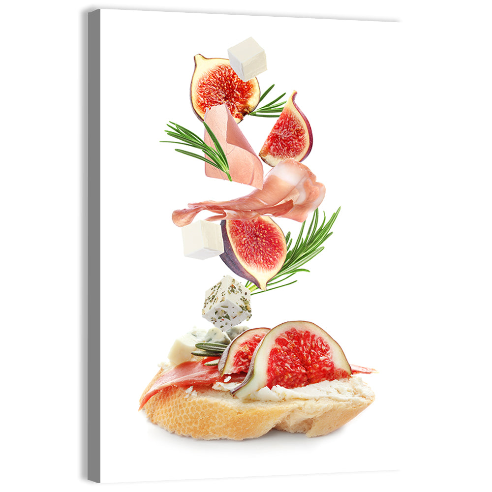Bruschetta with Figs and Prosciutto Wall Art