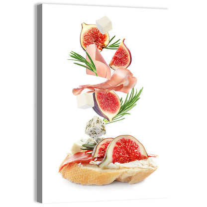 Bruschetta with Figs and Prosciutto Wall Art