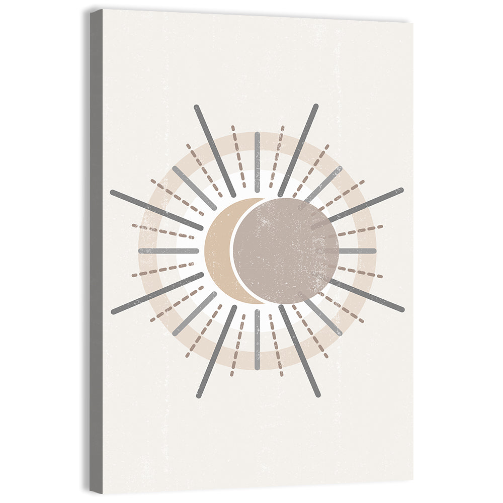 Sunburst Boho Minimalist Ii Wall Art