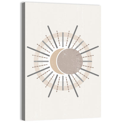 Sun Print Boho Minimalist II Wall Art